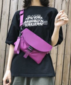 Alternative view of 三用包 单肩包 腰包 手拿包 肩背 斜挎 包 男女通用 男女皆宜 女款 男款 女装 男装 一键开合搭扣 拉链 口袋 大容量 休闲 运动 纯色 简约 户外