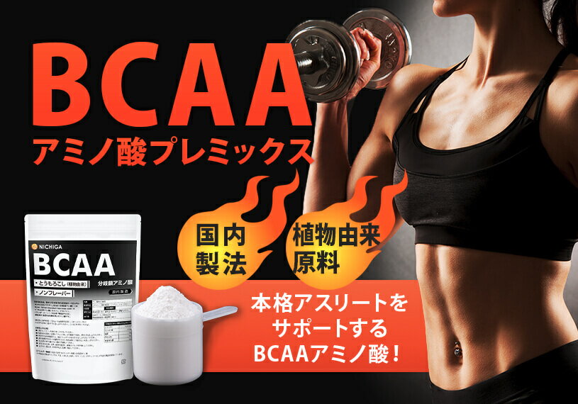 BCAA 2:1:1(日本制造) 500g 植物来源 支链氨基酸 无香精・无甜味剂 NICHIGA(ニチガ) 无味 - 图片 2