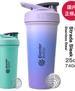 蛋白粉摇摇杯 BlenderBottle Strada Sleek 不锈钢 25盎司 摇摇杯 水壶 保温 BlenderBottle Strada Sleek Stainless Steel BBSTSS25 可爱 支持洗碗机清洗