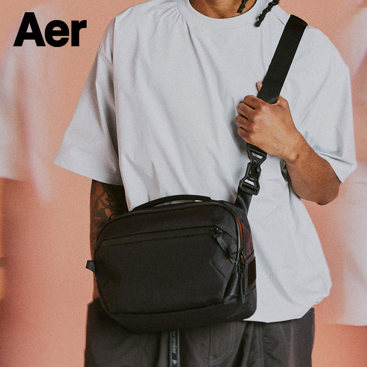 AER Day Sling 4 Max X-PAC 日用斜挎包 4 Max X-PAC 国内正品 AER 29074 斜挎包 单肩包 包 商务 休闲 男士 尼龙 黑色 防水 防泼水