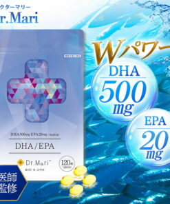 Doctor Marie DHA/EPA 1袋 30天份 功能性标示食品 DHA EPA 营养补充剂 支持认知功能、记忆力及判断力 降低中性脂肪 高浓度 高纯度 经医生监修 Omega-3 无色素 无香精 鱼油 日本制造