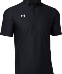 Alternative view of 安德玛 UNDER ARMOUR UA Team Armor 纽扣式POLO衫 男士 女士 短袖衬衫 上衣 训练服 吸汗 抗菌 防臭 速干 运动 简约 1384777