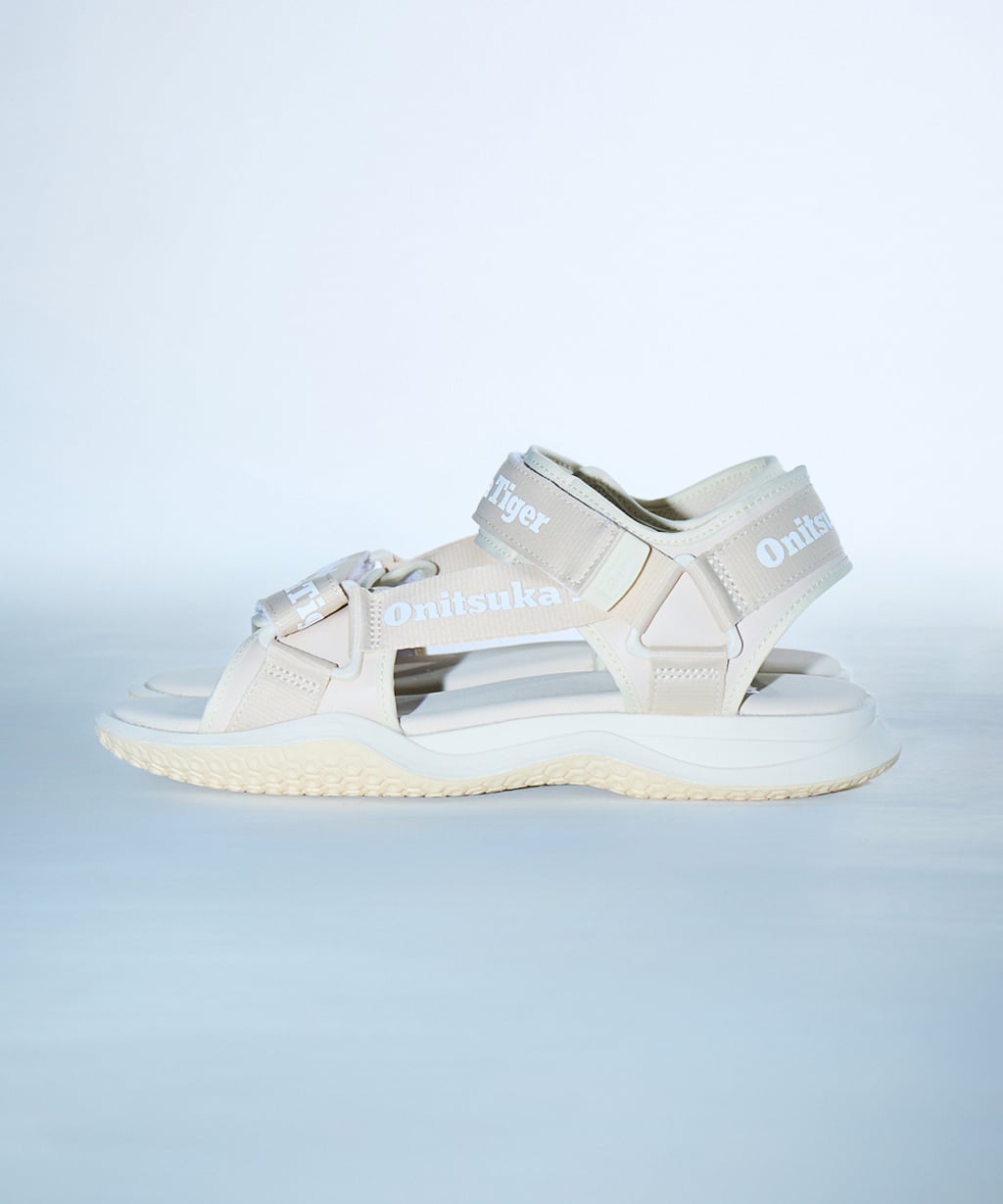 Onitsuka Tiger OHBORI STRAP 鬼冢虎 鞋类 凉鞋 绿色 白色 黑色 银色 - 图片 3
