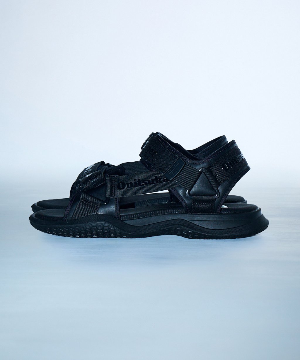 Onitsuka Tiger OHBORI STRAP 鬼冢虎 鞋类 凉鞋 绿色 白色 黑色 银色