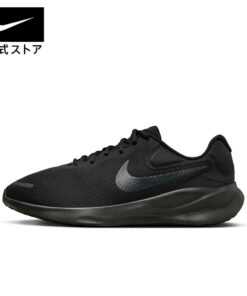 耐克 Revolution 7 宽版 NIKE 运动鞋 可持续系列 男款 HO23 fb8501-001 低帮 宽版 户外 黑色 亲子装 跑步 室内 训练