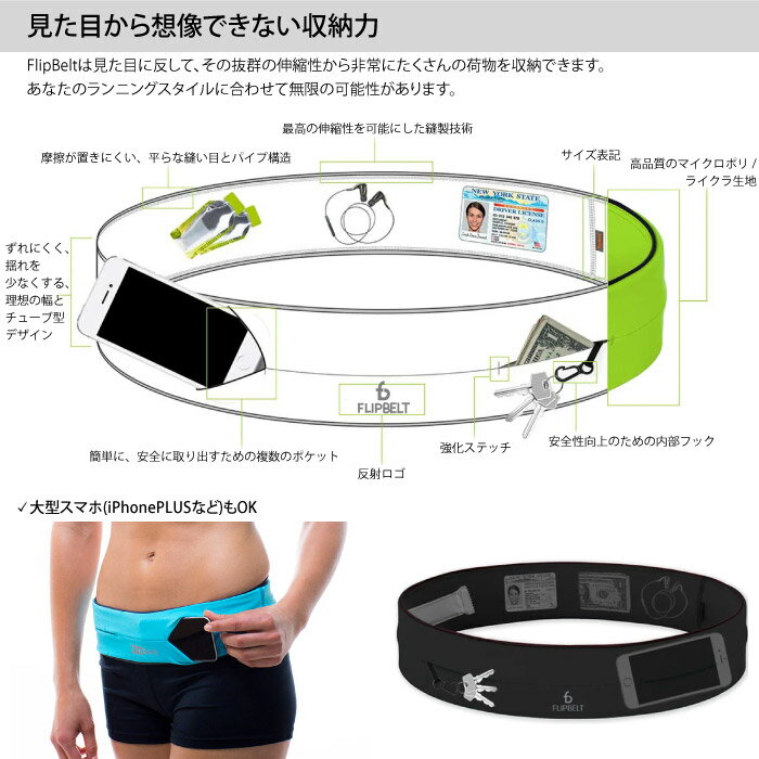 Flip Belt Classic 翻转腰带 跑步腰包 经典款 腰带包 马拉松 越野跑 徒步 登山 骑行 - 图片 2