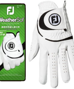 Alternative view of FootJoy 高尔夫 WeatherSof 指尖短款 男士高尔夫手套 右撇子/左撇子通用 FGWF3ST 日本正品