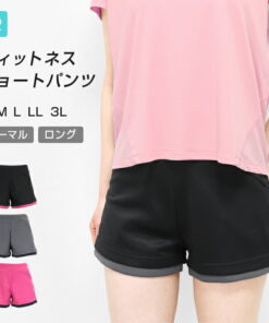 短裤 运动服 健身 运动 健身房服装 吸汗速干 训练服 跑步 慢跑 健走 健身房 健身服 女装 下装 时尚 大码 *2 *y3-2t