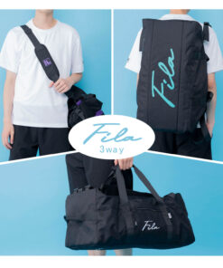 FILA 波士顿包 大容量 约50L 三用包 单肩包 双肩包 轻便 毕业旅行 背包 林间学校 移动课堂 男生 小学生 初中生 高中生 男士 带口袋 社团活动 集训 露营 1-2晚 健身包 运动品牌 标志 黑色 karlas特别定制款 的另一种观点