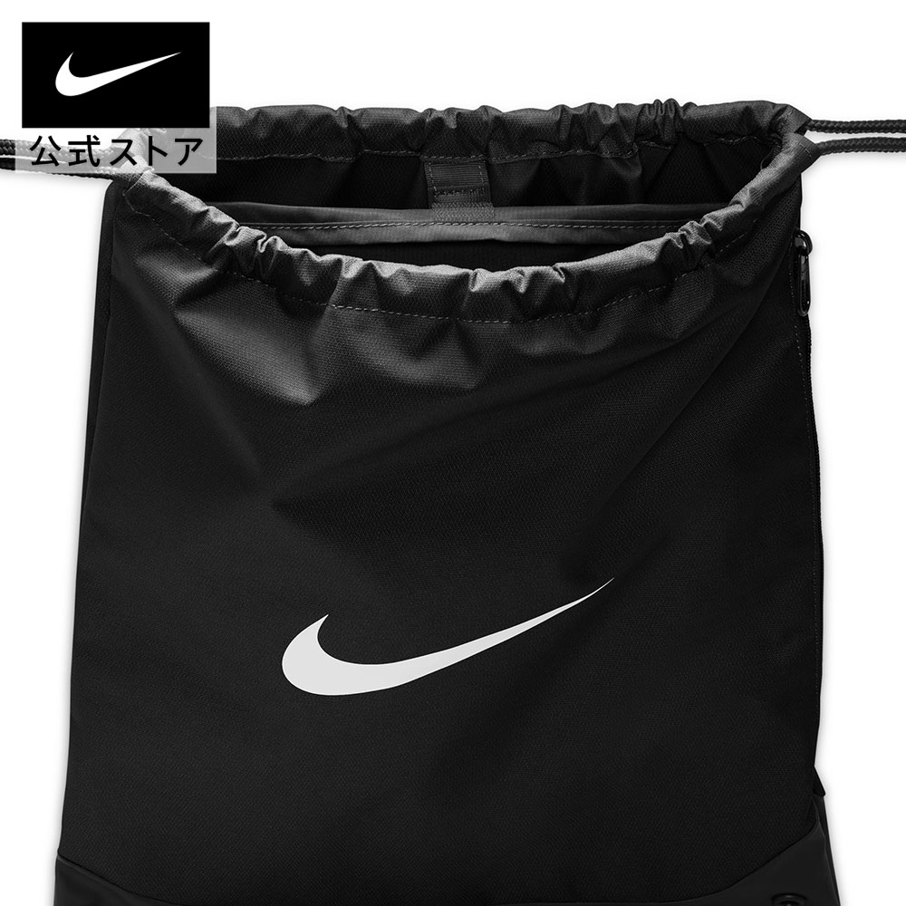 耐克 BRSLA 抽绳包 - X NIKE 男士 女士 男女通用 双肩包 上学 抽绳 侧拉链 单点Logo 黑色 IB4409-010 SU26 - 图片 3