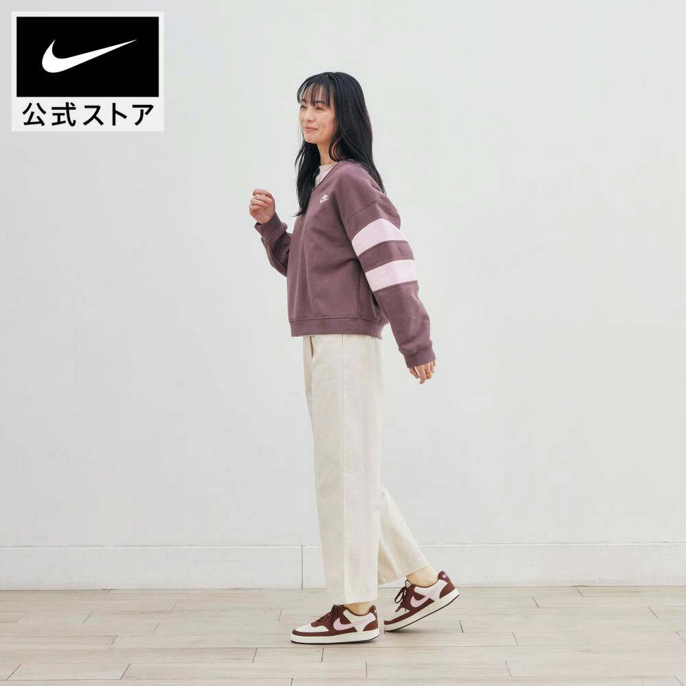 耐克 女款 Court Vision LO P NBK 耐克 女款运动鞋 日常穿搭 透气 耐用 舒适 低帮 棕色 22cm-29cm im1652-004 SP26 - 图片 2