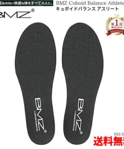 BMZ Cuboid Balance Athlete 3.5 初学者专用鞋垫 黑色 运动 棒球 足球 高尔夫 田径 跑步 运动鞋 运动鞋 鞋子 膝盖疼痛 鞋垫 缓震 O型腿 脚跟 足弓 足底筋膜炎 平足 腰痛 男士 青少年