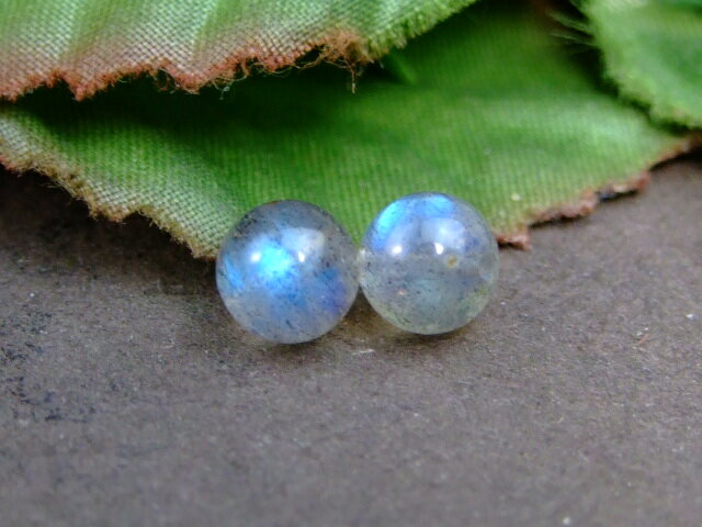≪g3-326K≫●6mm●5A●拉布拉多石●已鉴定・正品保证●长灰●1颗●有●挑战乐天最低价●蓝色系闪光●马达加斯加产●天然石●能量石●
