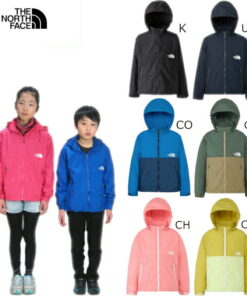 The North Face 儿童紧凑型夹克 防风外套 THE NORTH FACE 登山夹克 儿童款 幼儿款 儿童夹克 110cm 120cm 130cm 140cm 150cm 正品 (Nekopos快递)