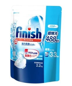 Alternative view of Finish 洗碗粉 2.2kg 6袋 洗碗机专用洗涤剂 粉末 惊人的清洁力 除菌 大容量