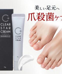 药用指甲霜 凝胶 指甲护理 杀菌 消毒 脚趾甲 脚趾 医药部外品 Clear Star Cream 苯扎氯铵 桉树油 糖角鲨烷 液体石蜡 甘油
