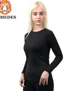 ARMEDES 保暖内衣 女款 长袖 内衬抓绒 压缩衣 高尔夫 运动 内衣 冬季 AR37