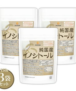 纯日本产 肌醇粉 150g×3袋 源自纯日本产米糠 准妈妈营养补充 NICHIGA(ニチガ) 备孕 宝宝 维生素B
