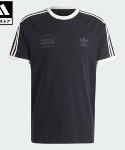 阿迪达斯 adidas 可退货 休闲运动 印花 卡里 T恤 Originals 男士 服装 T恤 黑色 IS1413