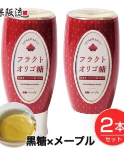保阪流 低聚果糖 乳酸菌·双歧杆菌PLUS 黑糖×枫糖 500克×2瓶装