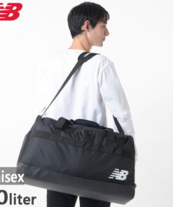全1色 70L New Balance 男士 女士 团队中号旅行袋 旅行袋 波士顿包 远征 旅行 运动 大容量 黑色 New Balance LAB23072