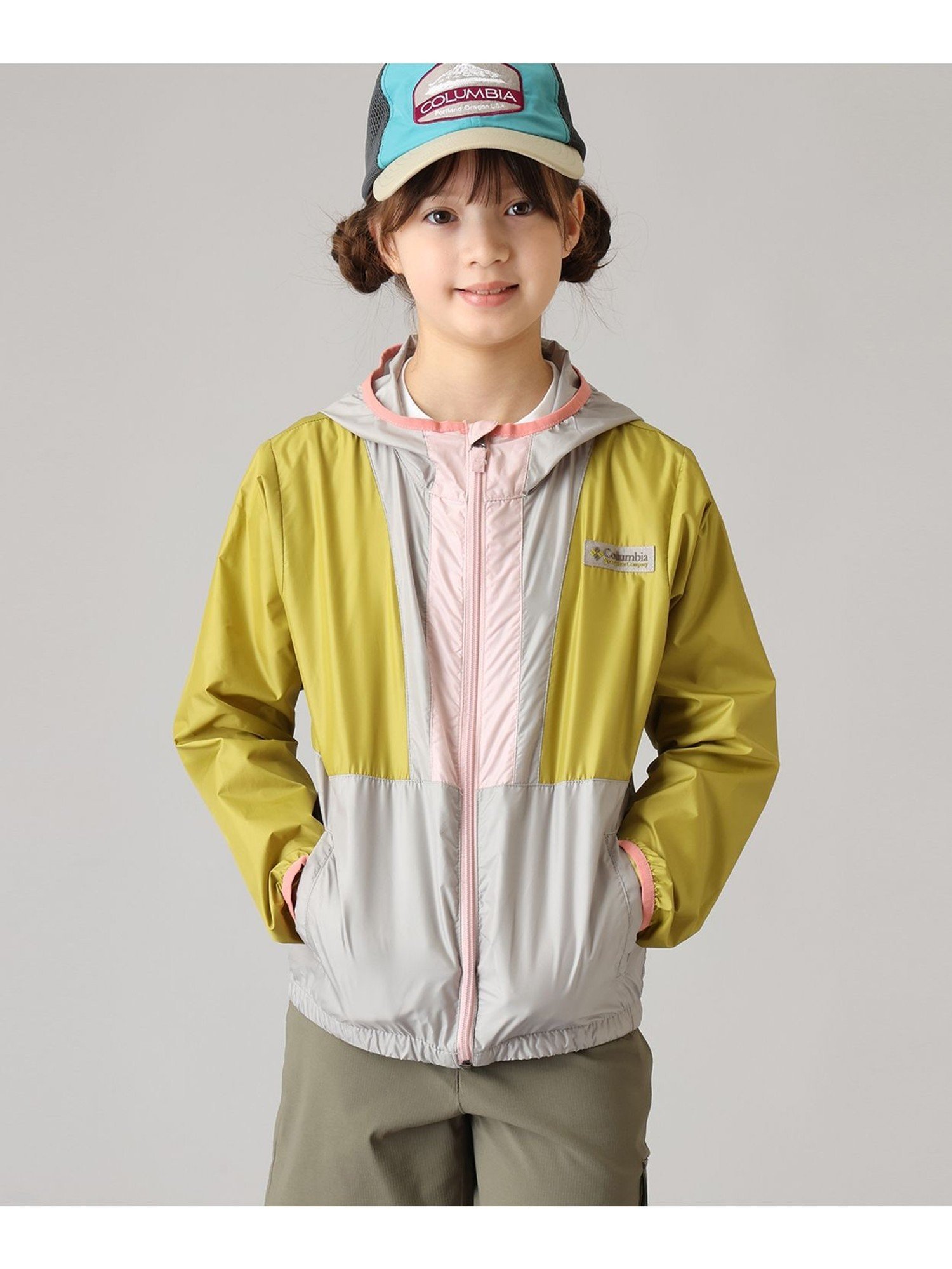 Columbia Columbia/ 童装/ BackBowl II 连帽防风夹克 /哥伦比亚 哥伦比亚 夹克·外套 其他夹克·外套 紫色 绿色 蓝色 - 图片 2