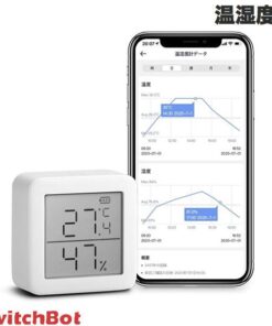 SwitchBot 温湿度计 数字式 中暑预防 立式 磁吸 智能家居 IoT # SWITCHBOTMETER-GH SwitchBot (智能家电·健康管理) 温度计 湿度计 壁挂式 中暑预防 宠物 磁吸 智能遥控器 IoT 远程控制