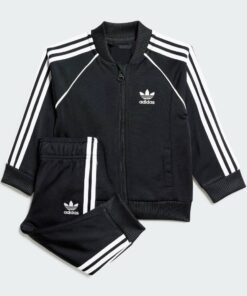 Alternative view of adidas 阿迪达斯 adidas 可退货 Adicolor SST 运动套装 儿童款 阿迪达斯 上衣 其他上衣 黑色