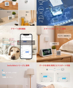 Alternative view of SwitchBot 温湿度计 数字式 中暑预防 立式 磁吸 智能家居 IoT # SWITCHBOTMETER-GH SwitchBot (智能家电·健康管理) 温度计 湿度计 壁挂式 中暑预防 宠物 磁吸 智能遥控器 IoT 远程控制