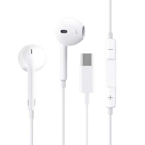 Festov Type-C有线耳机 兼容iPhone 17/16/15 高保真音质 强劲低音 内置麦克风 降噪 通话清晰