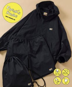 Alternative view of FREAK'S STORE FREAK'S STORE for BEACH & FES 户外 防撕裂尼龙 单点Logo 连帽衫 短裤 背包 3件套 FREAK'S STORE 上装 连帽衫·卫衣 橙色 灰色 黑色