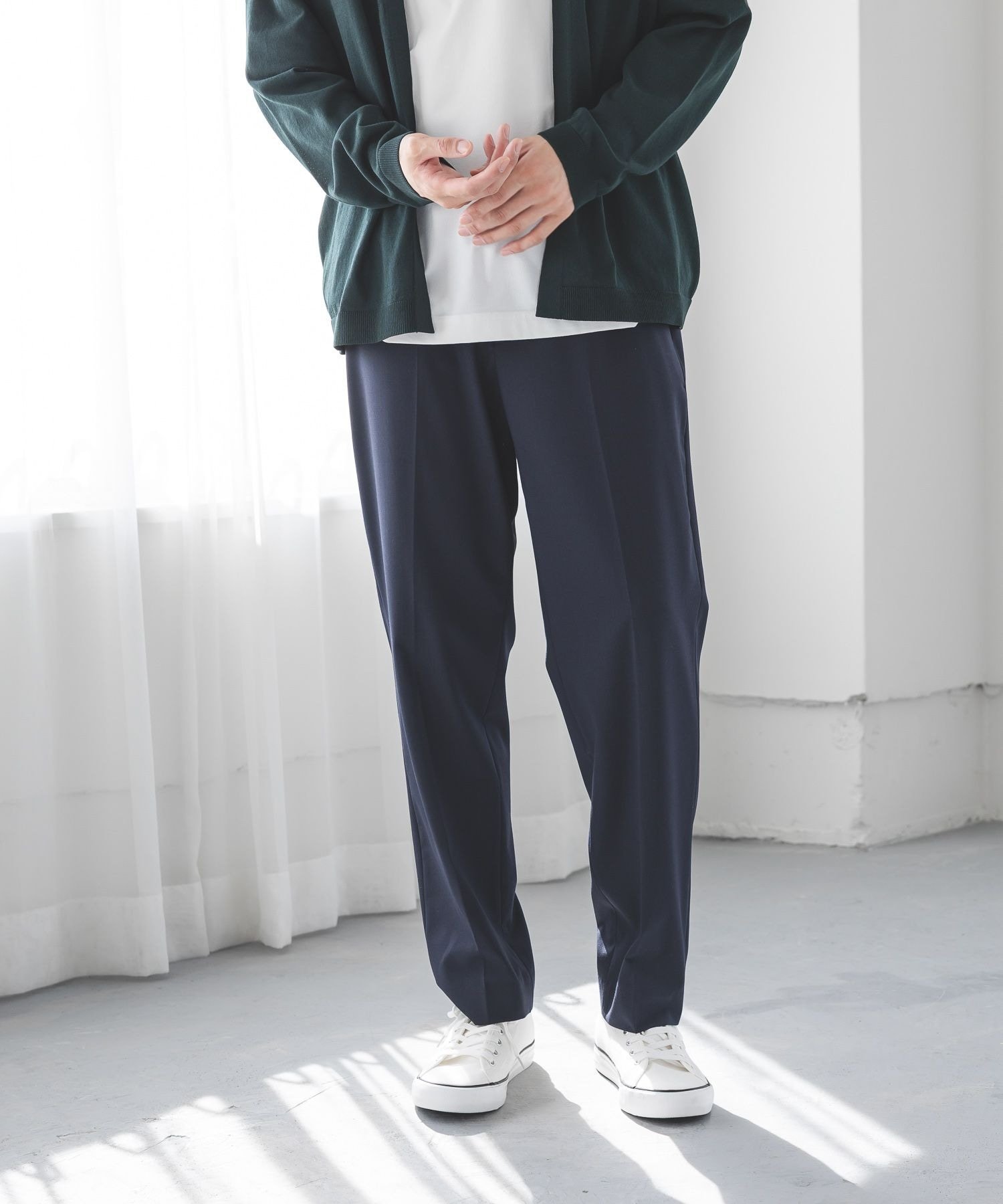 GLOBAL WORK 都市休闲裤 AIR/632888 GLOBAL WORK 长裤 休闲裤·正装裤 藏青色 棕色 黑色 灰色