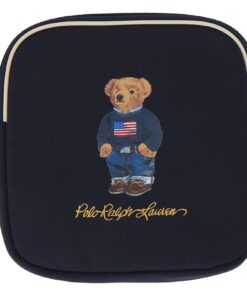POLO RALPH LAUREN POLO RALPH LAUREN(波罗·拉尔夫·劳伦) 手帕袋 Intermode Kawabe 钱包·收纳包·收纳盒 收纳包 藏青色 米色