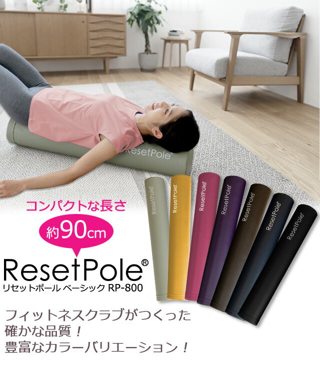 Reset Pole Basic RP-800 │ 拉伸杆 瑜伽杆 拉伸用杆 核心训练 筋膜放松 滚轮 核心训练 按摩 减肥器材 腰部 髋关节 肩颈酸痛 肩胛骨 背部 居家训练 家用 - 图片 2