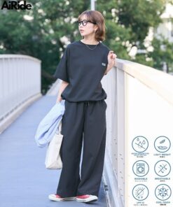 FREAK'S STORE 限定发售 AiRide 短袖T恤套装 FREAK'S STORE 上装 针织衫/T恤 棕色 粉色 黑色 米色 绿色 藏青色