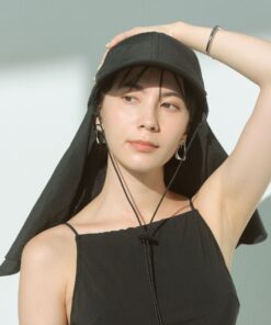 UNITED ARROWS green label relaxing 2WAY 遮阳帽 / 帽子 防紫外线 UNITED ARROWS green label relaxing 帽子 棒球帽 黑色 米色