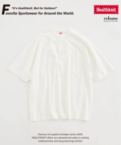 Alternative view of Healthknit / 特别定制 亨利领T恤 JOURNAL STANDARD relume 上衣 针织衫・T恤 黑色 白色 米色 紫色 棕色 红色