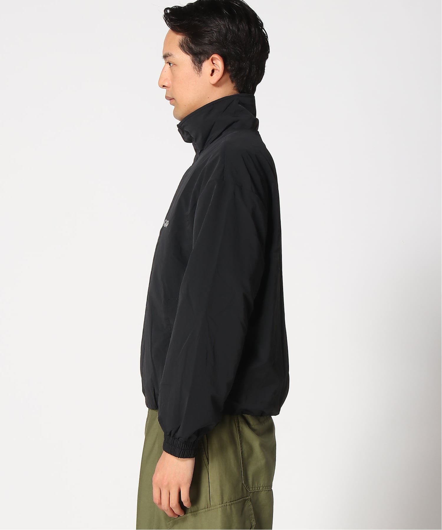 GAP (U)JPN IE NYLON FZ JKT GAP 夹克·外套 短夹克·连帽夹克 蓝色 黑色 - 图片 3