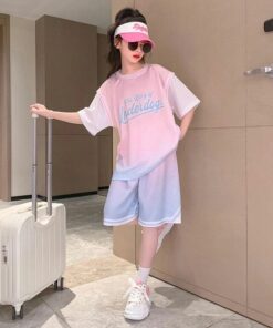 童装 团体服装 篮球服 队服 上下两件套 女童套装 短袖 青少年T恤 短裤 吸汗速干 的另一种观点
