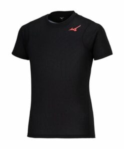 美津浓官方 MTC Dry Aero Flow 训练衫 短袖/田径 男女通用 黑色 清仓特卖