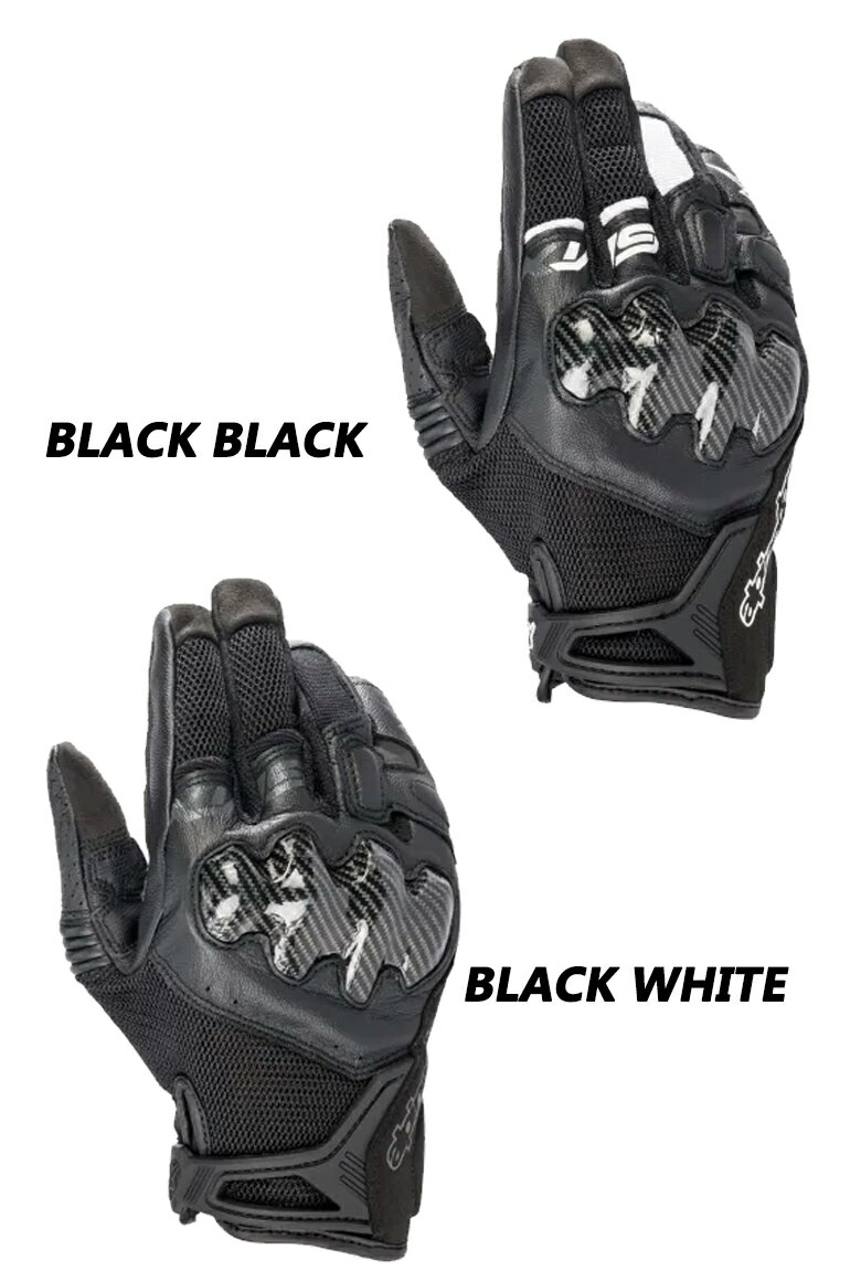 摩托车骑行手套 ALPINESTARS (阿尔派星) SMX-R GLOVE ASIA 3567222 手套 碳纤维护具 旅行骑行 春夏款 - 图片 3