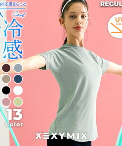 Zexy Mix xexymix 短袖T恤 瑜伽服 上衣 瑜伽上衣 运动服 女装 训练服 女装 健身服 女装 跑步服 女装 健身房服装 Zexy Mix XA5298T
