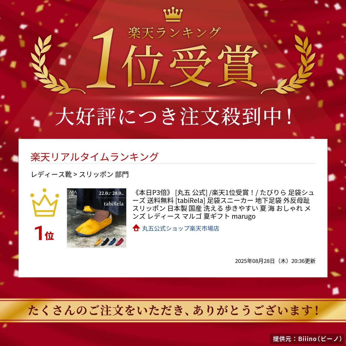丸五 / Tabirira 足袋鞋 22〜28cm 地下足袋 拇指外翻 套脚鞋 健走 散步 日本制造 可水洗 舒适好走 春夏秋冬 时尚 男士 女士 MARUGO - 图片 2