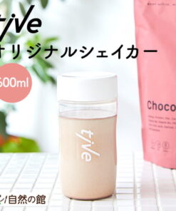 tive（ティブ） 原创 摇摇杯 600ml 瓶 饮用水瓶 运动 训练 蛋白粉摇摇杯 代餐 减肥 W蛋白