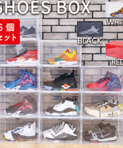 透明鞋柜 鞋盒 6件套 收纳鞋 横式 透明 鞋箱 收纳盒 鞋柜 玄关收纳 置物架 收藏品 手办 时尚 家居装饰 运动鞋 展示
