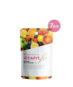 VITAS（维塔斯） VITA FIT.fe 维塔菲特 铁 叶酸 葡萄籽提取物 专为女性设计的复合维生素 营养补充剂 12种营养功能食品 日本制造