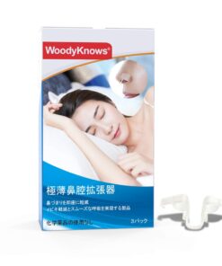 WoodyKnows 超薄鼻腔扩张器 | 改善睡眠与运动时的气流 | 缓解鼻塞、打鼾 (S号 3个装)