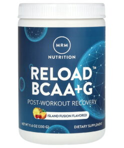 Alternative view of MRM Nutrition Reload BCAA + G MRM Nutrition 支链氨基酸 氨基酸 亮氨酸 缬氨酸 异亮氨酸 营养补充剂 粉剂 粉末 Island Fusion 330g
