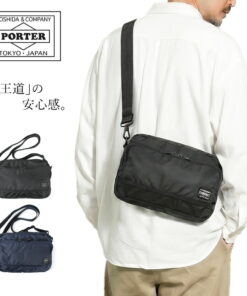 PORTER FLASH 单肩包 689-05949 PORTER FLASH 吉田包 男士 女士 轻便 斜挎 礼品 礼物 日本制造 品牌 简约 尼龙 纯色 防水 休闲 轻便