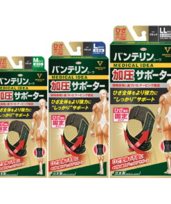 万特林 护膝 膝盖专用强力加压型 M/L/LL 黑色 医疗级品质，日本制造，值得信赖